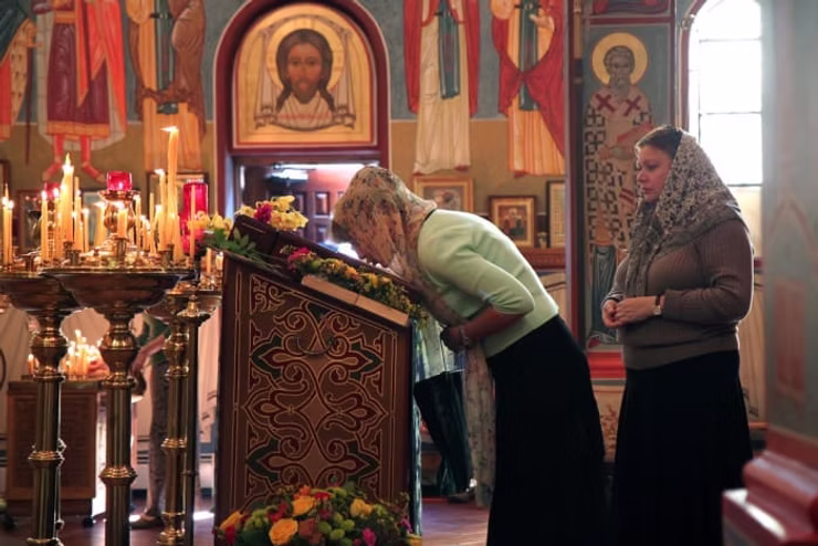 A mulher na igreja